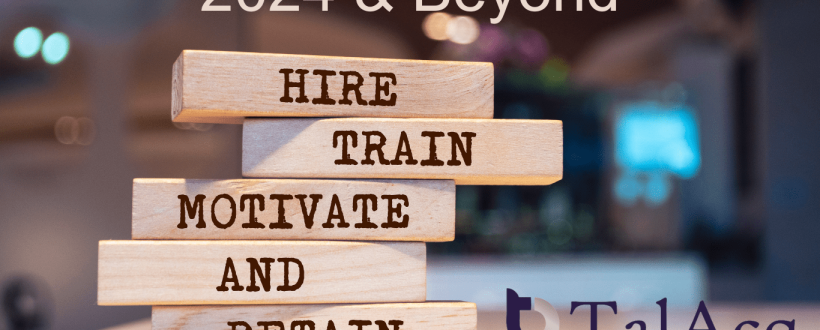 Hire train and motivate staff on wooden blocks